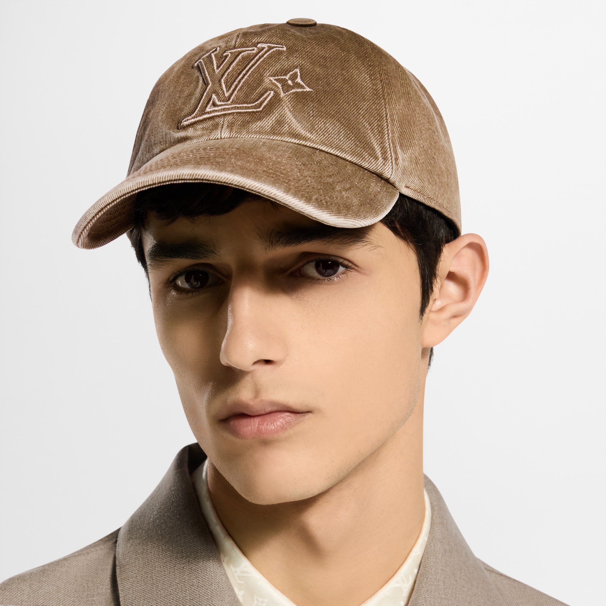LV Flower Washed Cap S00 - Men - Accessories | LOUIS VUITTON ®